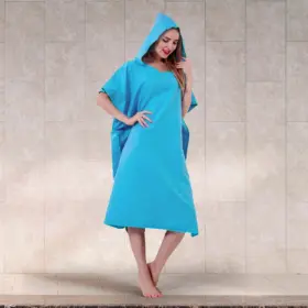 Alternative view of PONCHO TOALLA DE NATACIÓN MICROFIBRA ADULTO