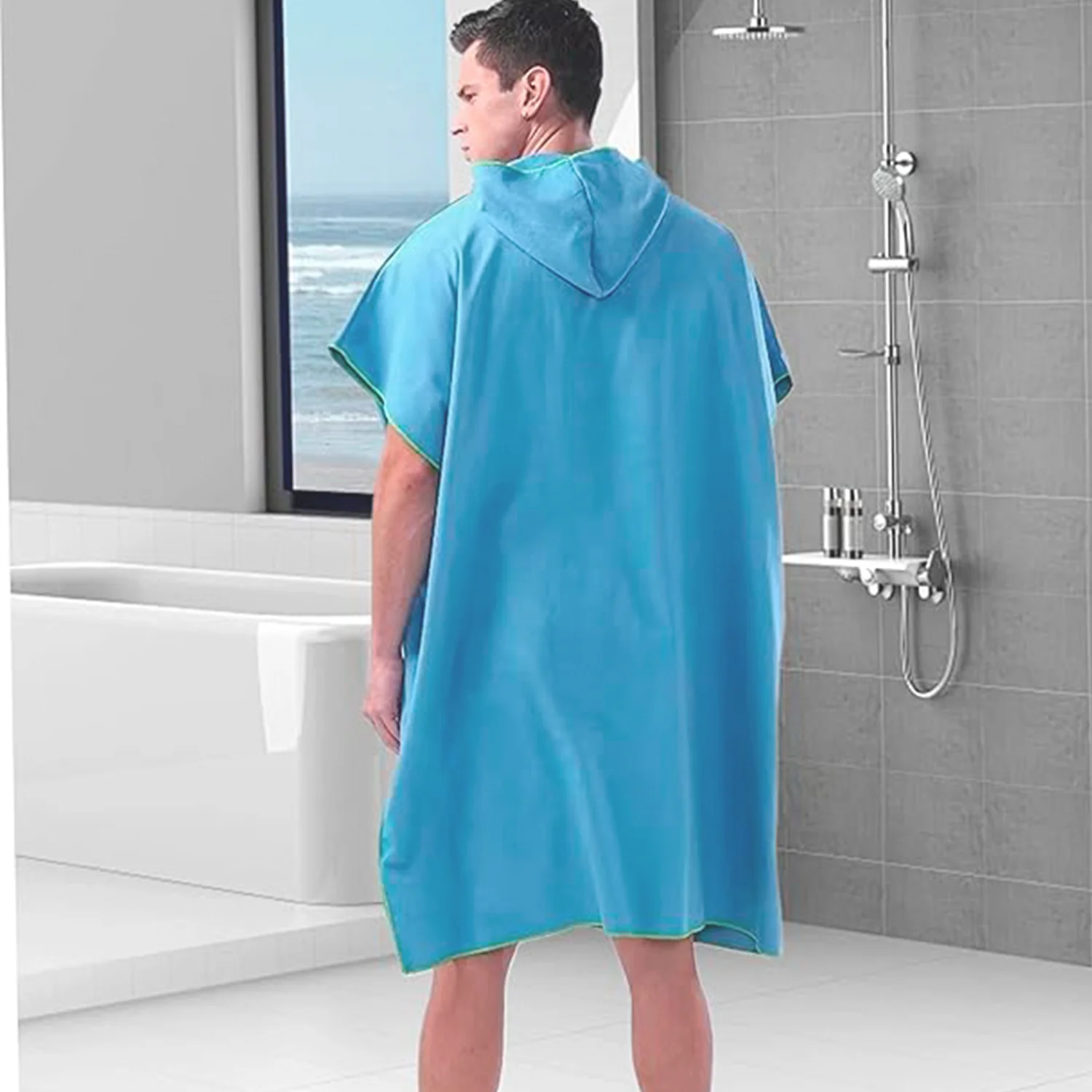 PONCHO TOALLA DE NATACIÓN MICROFIBRA ADULTO - Imagen 4