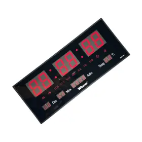 RELOJ DE PARED DIGITAL LED WINNER #RPD-001