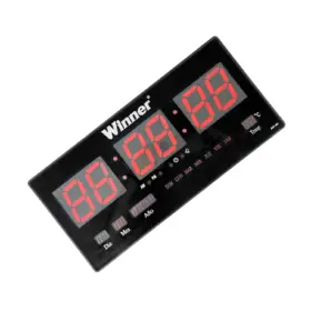 RELOJ DE PARED DIGITAL LED WINNER #RPD-002