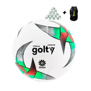 KIT DE FÚTBOL V6 (PELOTAS + SACO PORTA BALONES)
