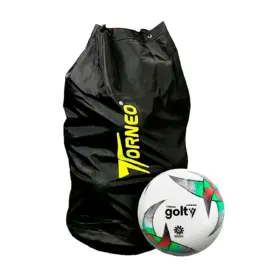 KIT DE FÚTBOL V5 (PELOTAS + SACO PORTA BALONES)