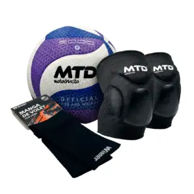 KIT DE VÓLEY V1 (PELOTA + RODILLERA + MANGAS)