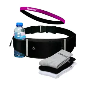 KIT MAMÁ RUNNER (MEDIAS + BANDA + CANGURO)