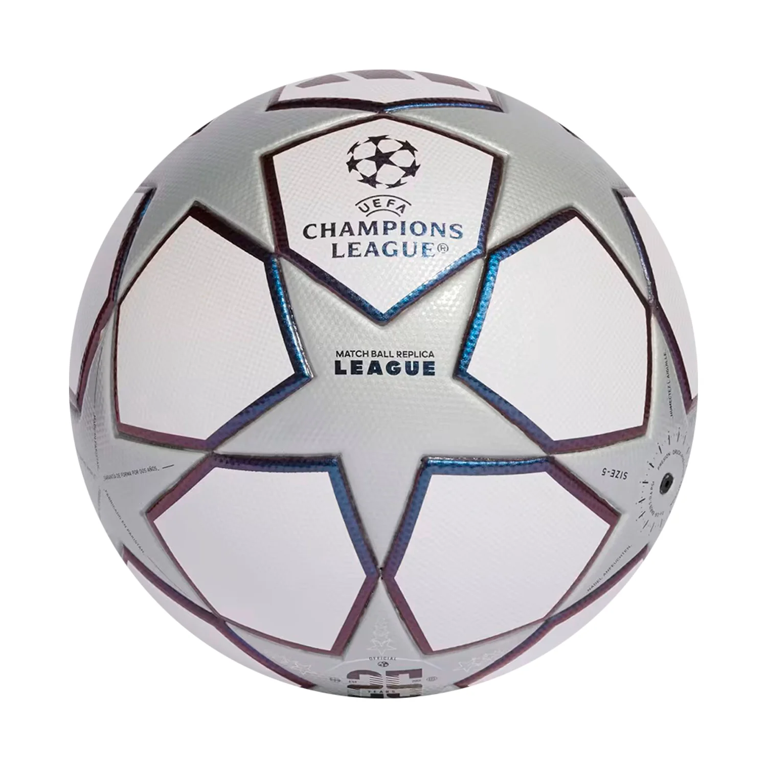 PELOTA DE FUTBOL ADIDAS 25 YEARS CHAMPIONS LEAGUE FIFA QUALITY #5 - Imagen 3