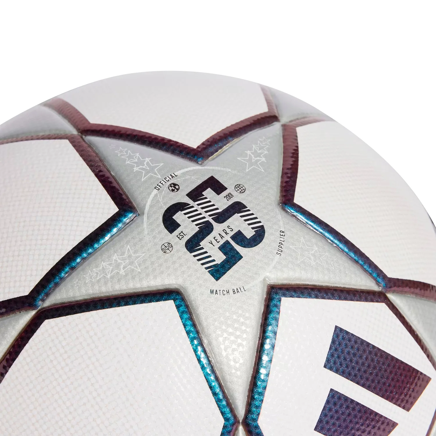PELOTA DE FUTBOL ADIDAS 25 YEARS CHAMPIONS LEAGUE FIFA QUALITY #5 - Imagen 2