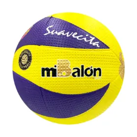 PELOTA DE VOLEY MIBALON GOMA CELULAR HIPER OLIMPICA SUAVECITA #5