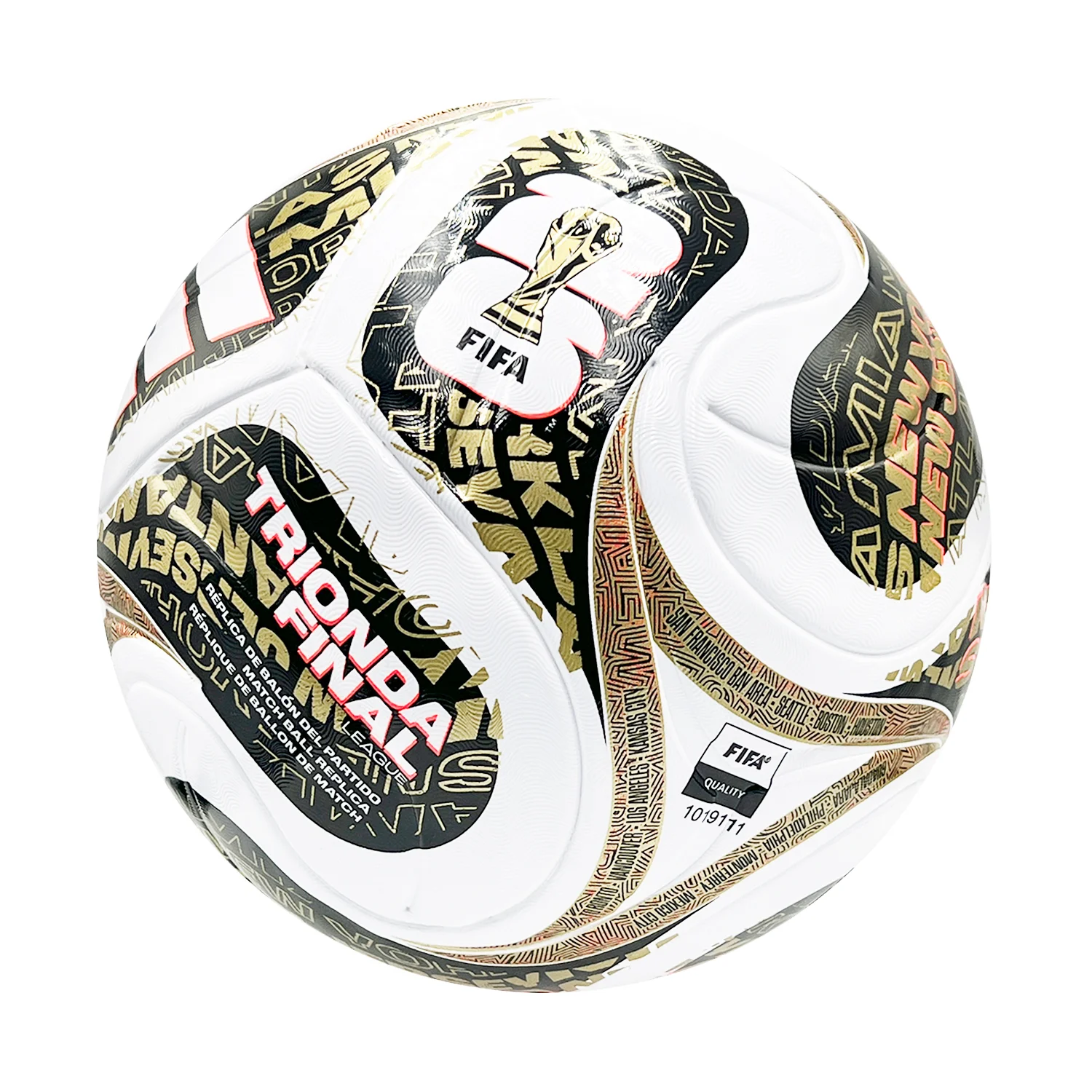 PELOTA DE FÚTBOL ADIDAS TRIONDA FINAL LEAGUE FIFA QUALITY #5 - Imagen 3